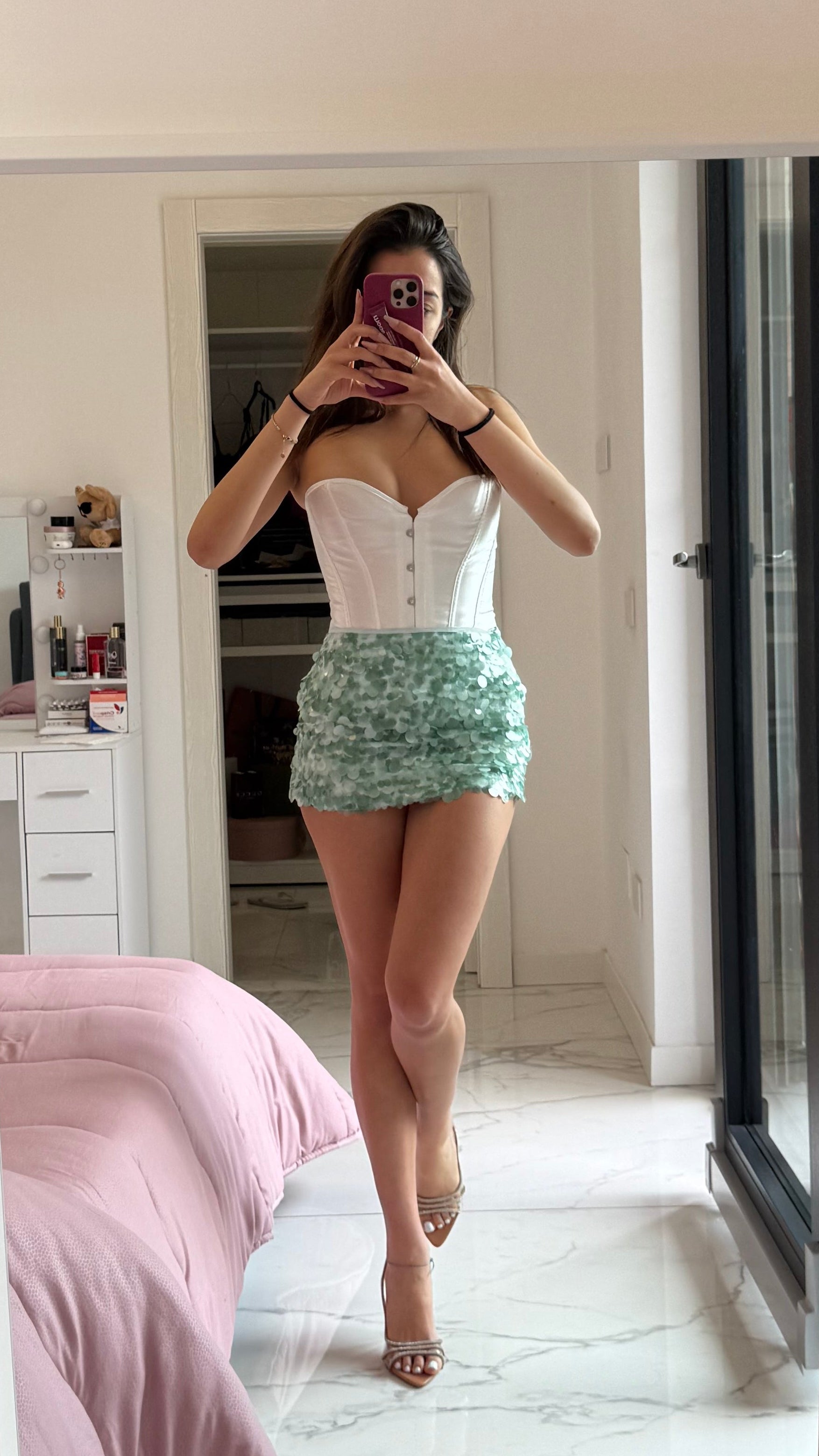 Gonna Paillettes | Menta