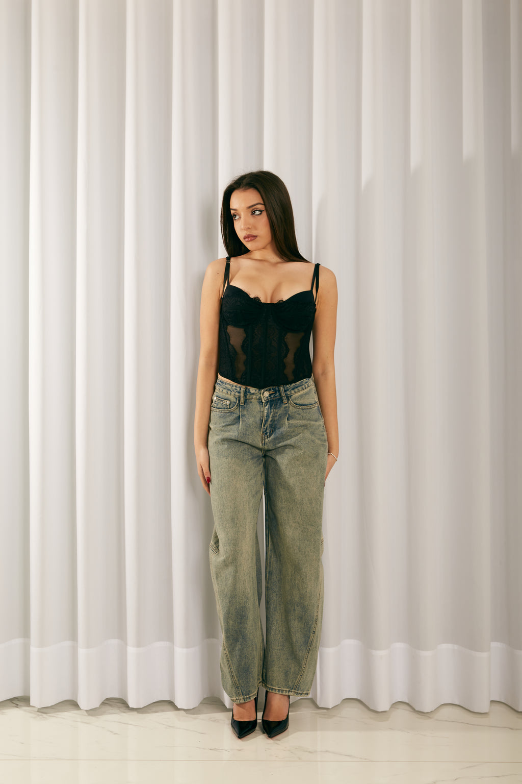 Corsetto Lea | Nero