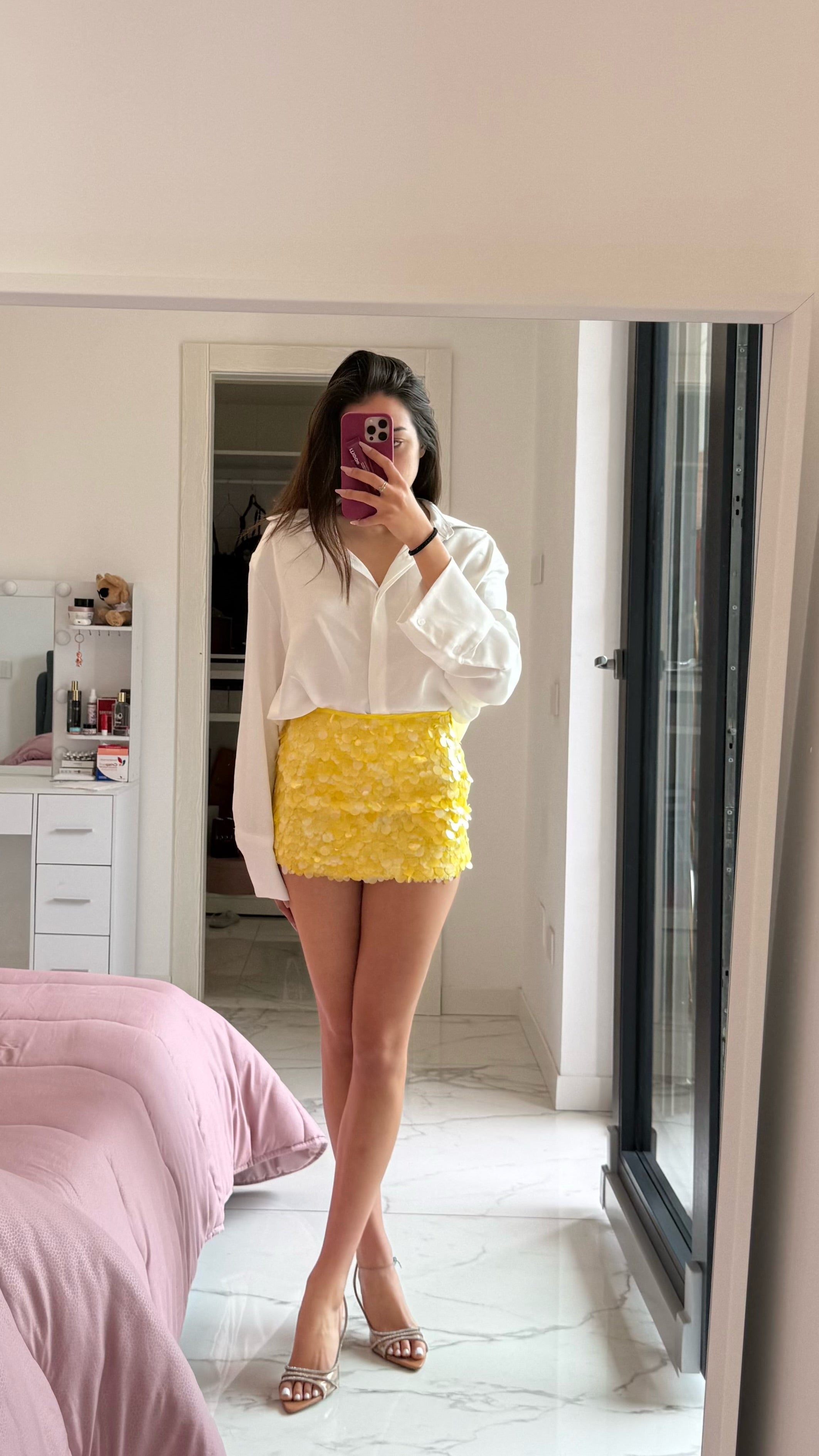 Gonna Paillettes | Gialla