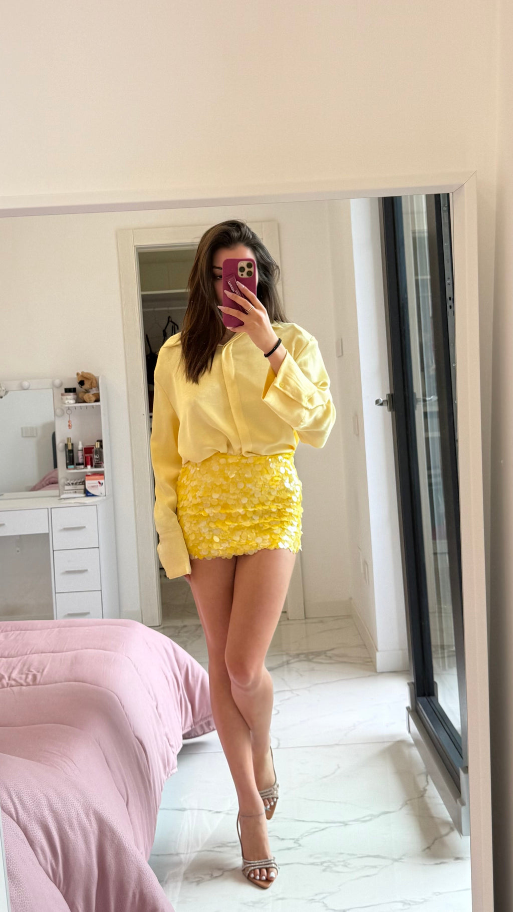 Gonna Paillettes | Gialla