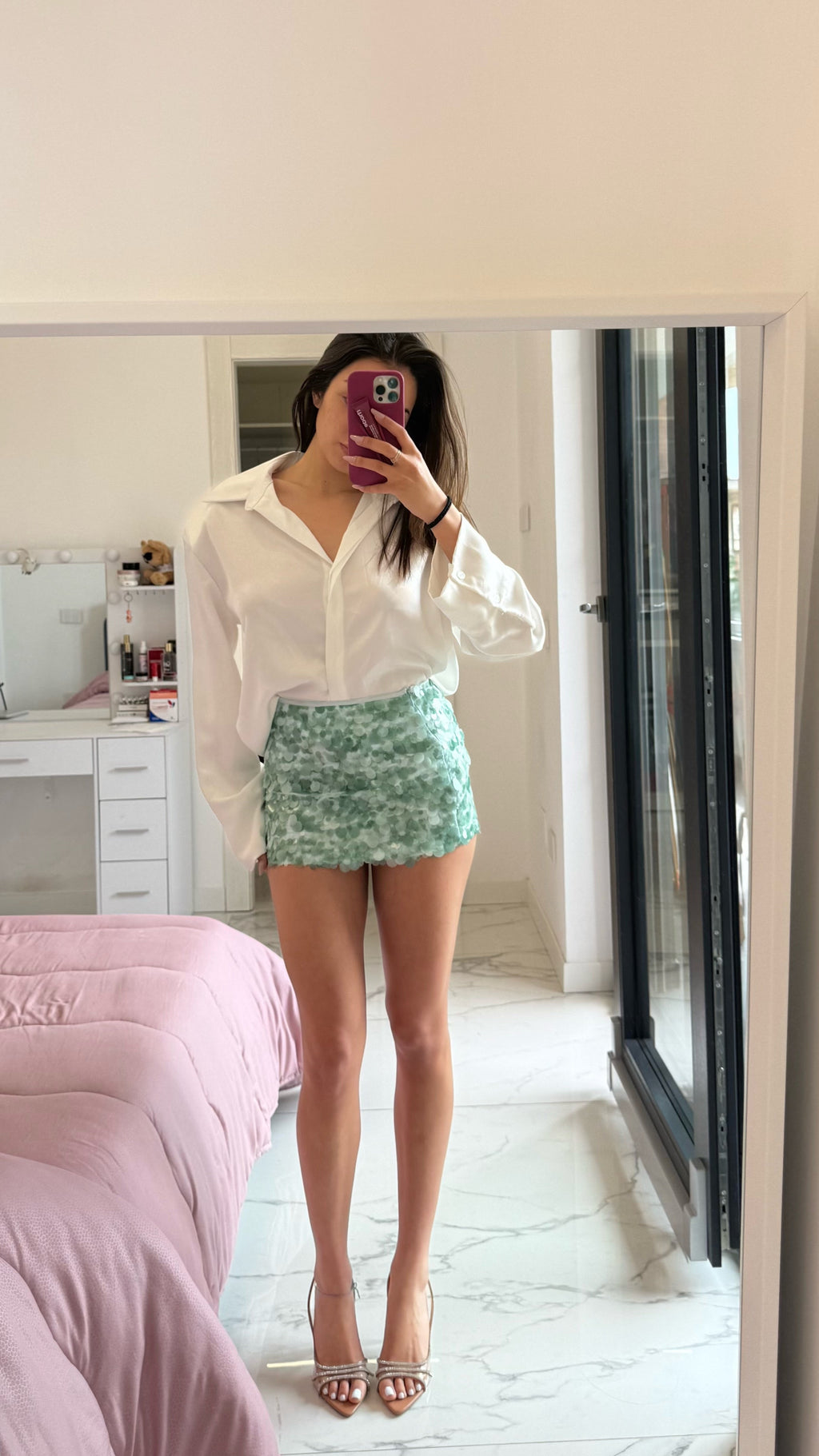 Gonna Paillettes | Menta