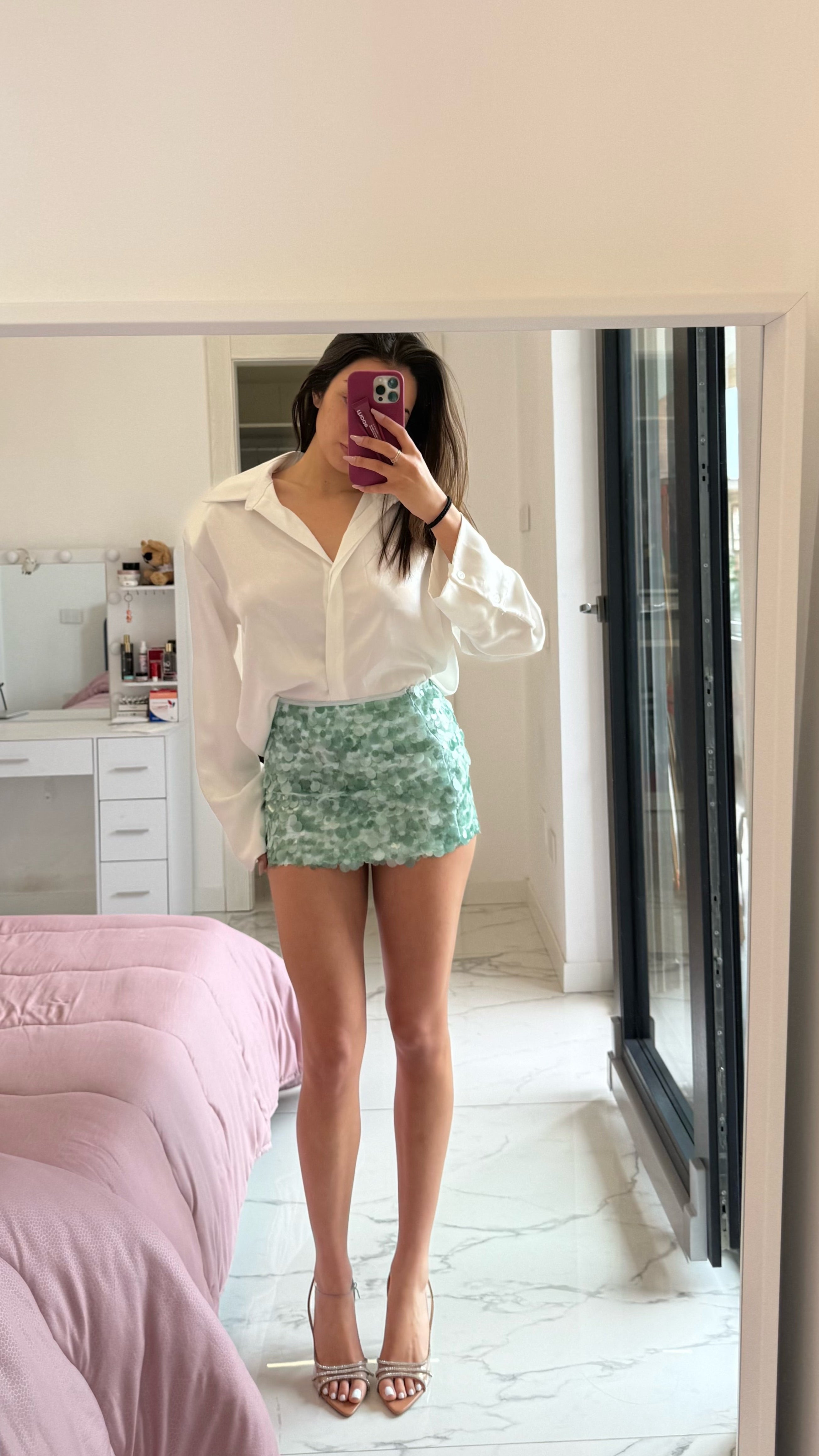 Gonna Paillettes | Menta