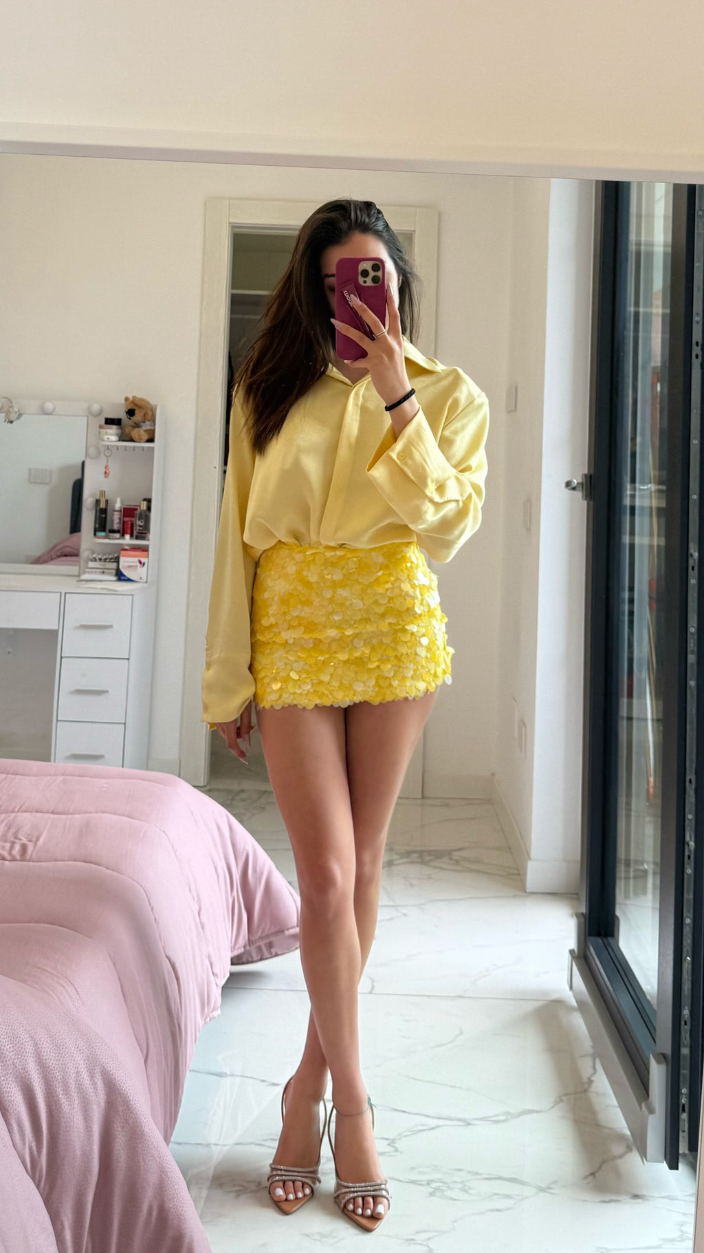 Camicia Gialla Over