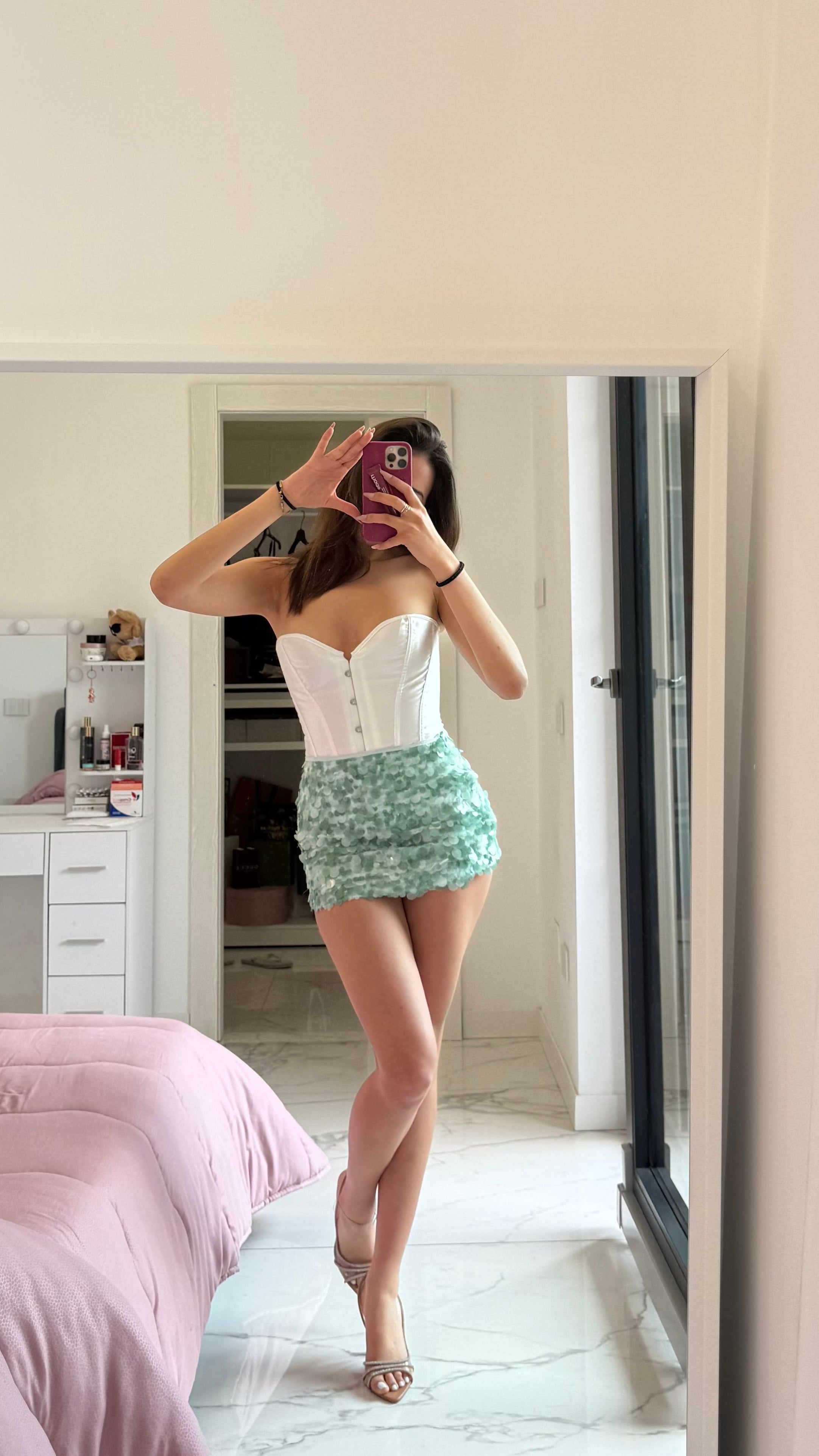 Gonna Paillettes | Menta