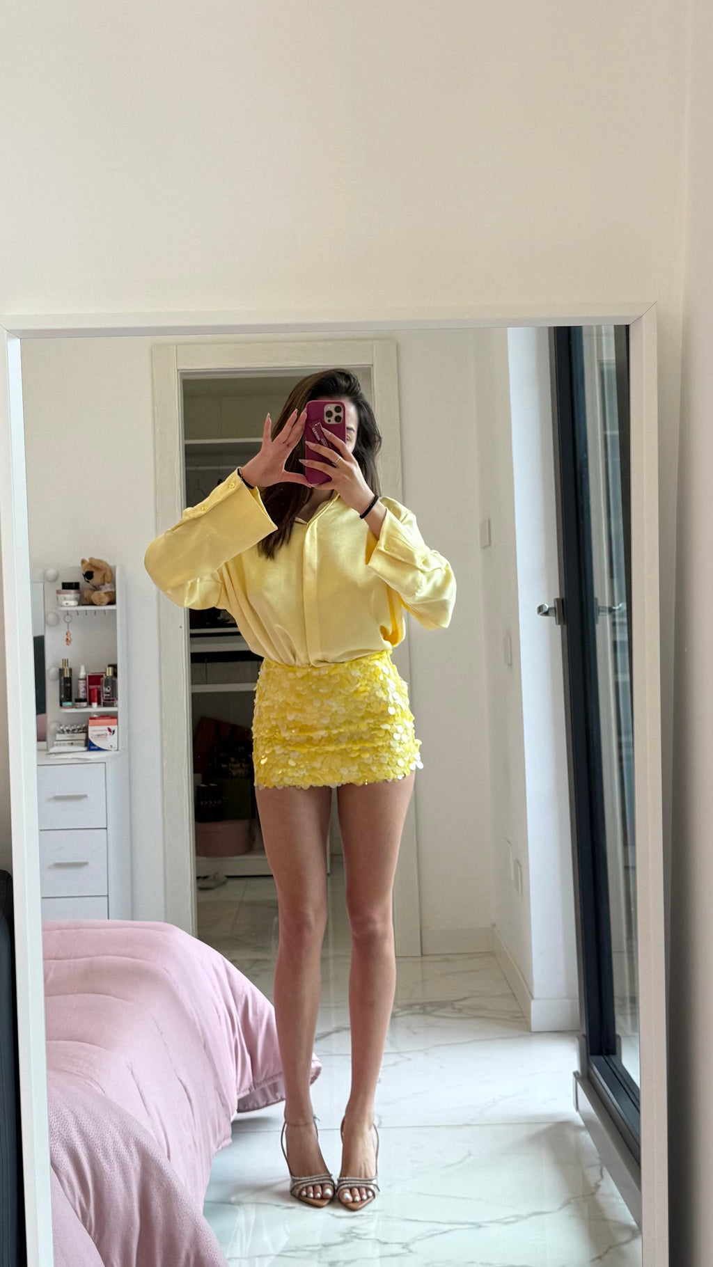 Gonna Paillettes | Gialla