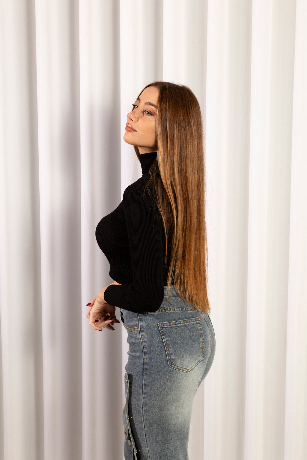 Maglioncino Iris | Nero