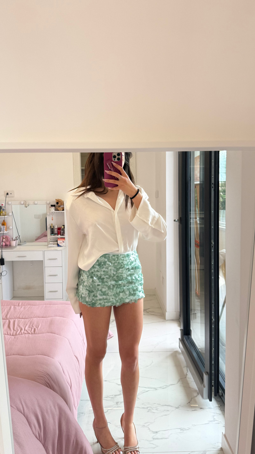 Gonna Paillettes | Menta
