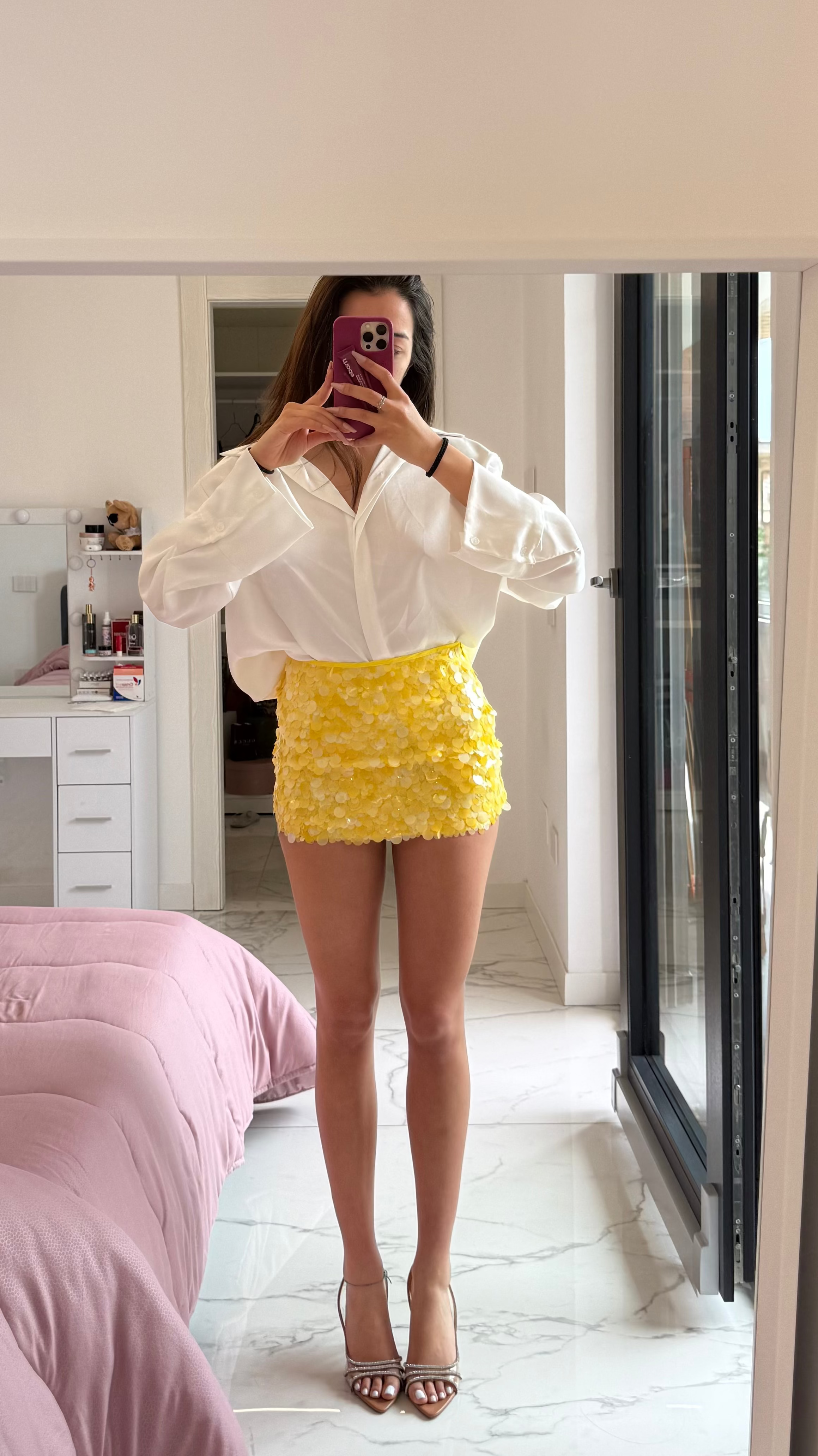 Gonna Paillettes | Gialla
